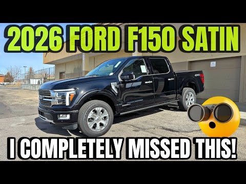 2026 Ford F150 Platinum: Check Out The All New Satin Package!