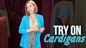 Try on Cardigans without T-shirts | Inspiring images | Nudity, Sexually and Explicit Video on YouTube