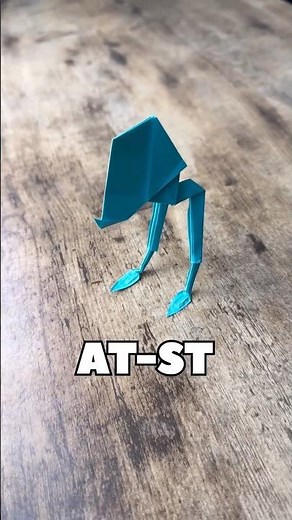 EASY ORIGAMI AT-ST FROM STAR WARS TUTORIAL | HOW TO MAKE ORIGAMI STAR WARS | IMPERIAL ATTACK