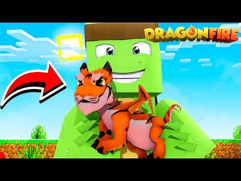 MY NEW BABY TIGER DRAGON! - Minecraft DragonFire Official #12