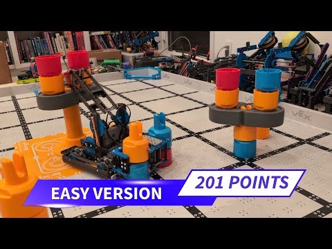 201 Points & NO PNEUMATICS! Easy VEX IQ Robot for Mix and Match robot by Ben Lipper
