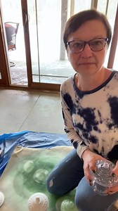 99K views · 3.9K reactions | See how you can paint a dollar tree plastic candy dish to look like sea glass. | The Crafty Decorator | Facebook