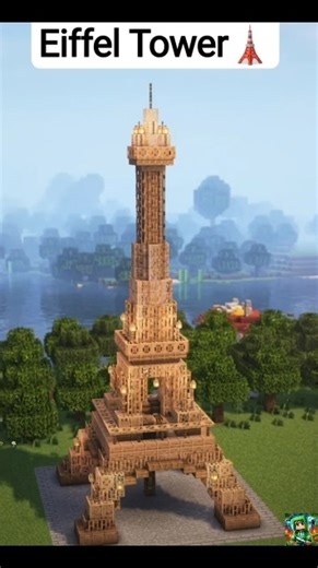 Minecraft Eiffel tower 🗼 #minecraft