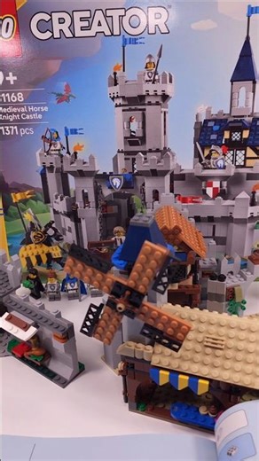 LEGO Creator Medieval Town with a Windmill (31168) Building #shorts ‪@TopBrickBuilder‬