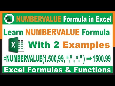 #204-How to use NUMBERVALUE Formula in Excel with 2 Examples