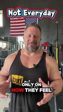 Not every great workout needs you need to feel strong.￼ #coachgary #powerbuilding