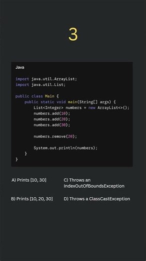 Java collection interview question