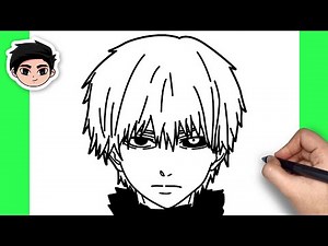 How To Draw Kaneki Ken | Tokyo Ghoul - Easy Step By Step