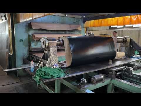 Rubber sheet for drum coating