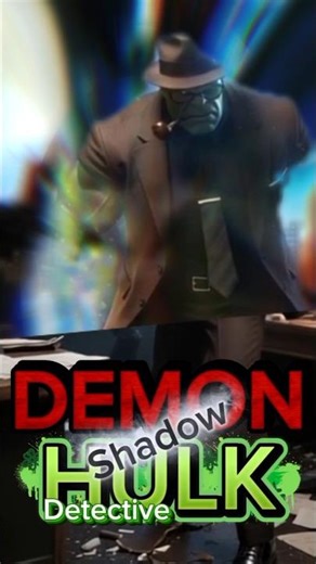 Detective Hulk vs Shadow Demon | Noir Crime Showdown