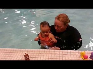 ISR swimming lesson week 4 Nina at Ymca Denver