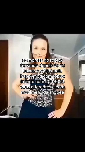 Baixando Roblox com Robux Infinito pelo HappyMod | Memes e Vírus!