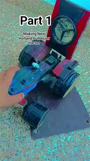 making New Holland bulldozer tractor in part 1