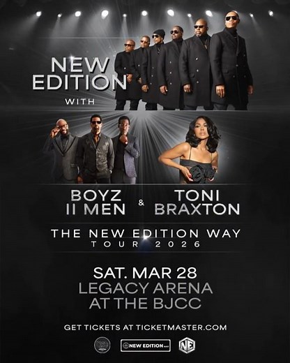 New Edition Tour is coming the BJCC Legacy Arena!!!! ( Promo Video)