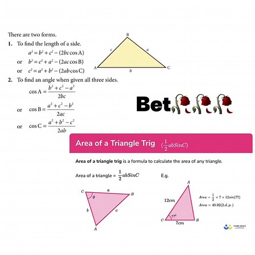 (reupload just incase last one flops) Maths triad with Heron’s formula, law of cosines and area of a triangle with trig. || #maths #bp #edit #mathsedit #math