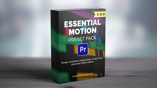 Essential Motion 2.0 - World-class Premiere Pro Motion Presets