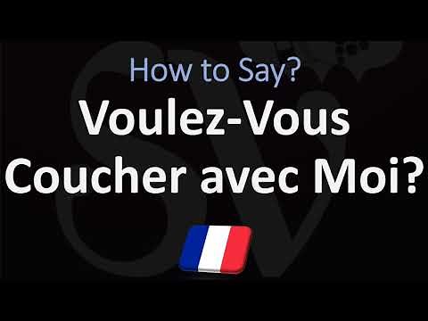 How to Pronounce Voulez Vous Coucher avec Moi? | French Pronunciation