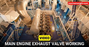 Watch: Ship's Main Engine Exhaust Valve Working