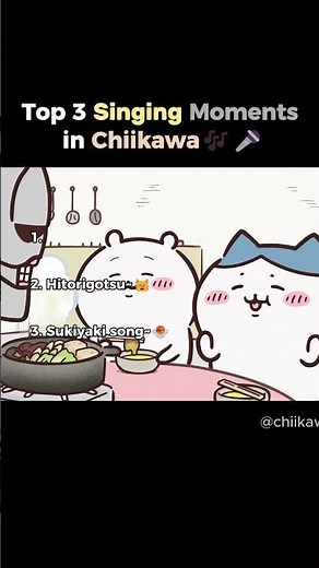 Top 3 Singing Moments in Chiikawa🎶🎤
