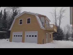 Build a Garage Gambrel Colonial with studio apartment upstairs