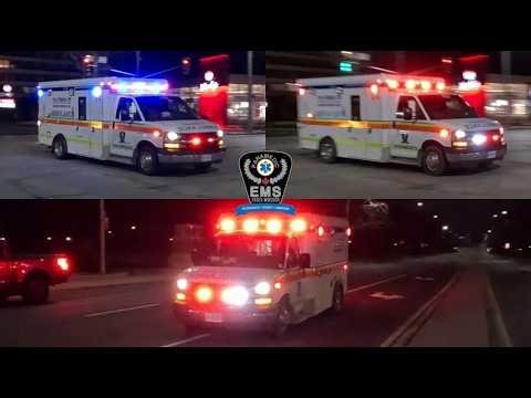⁴ᴷ Ambulances Responding: Essex-WindsorEMS, 1103, 1106, 1126 - Lights & Sirens - 2026