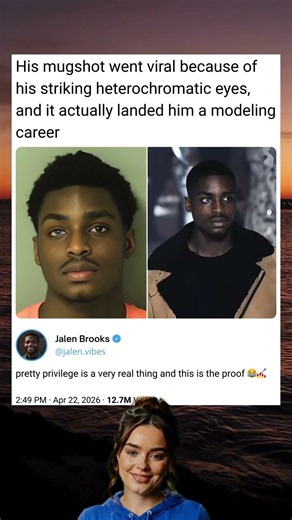 His mugshot went viral because of his striking heterochromatic eyes, and it actually landed him...