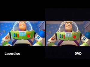 Toy Story Clip: 1996 Laserdisc & 2010 DVD (Comparison)