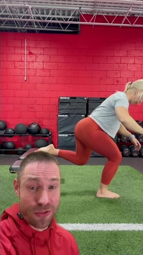 Bulgarian split squat tutorial #stitch @Elissa Marie