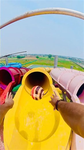 Pov : Speed Water Slide & Ball Grab Challenge ⚡💦 | POV Adventure