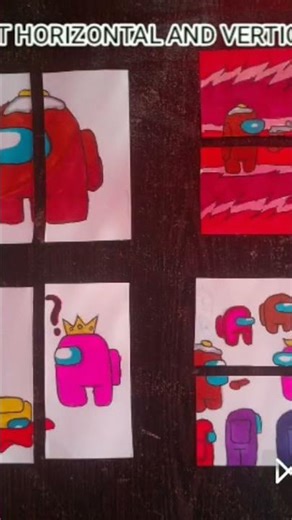 AMONG US INFINITY CARD TUTORIAL!!!!#anime #animesketch #amongus #howtodraw