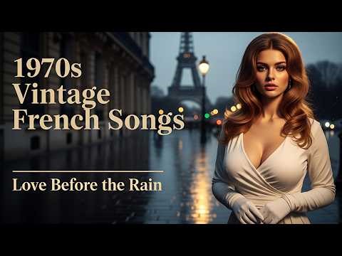 Paris Love Before the Rain | Stormy French Romance Songs | Vintage 70s Chanson