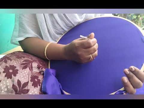 Aari work for beginners/ aari basic class PART : 1/ chain stich