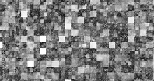 Abstract Animated High Contrast Different Scale Sharp Blocks Overlay