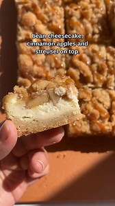 🍎✨ The BEST Apple Crisp Cheesecake Bars you’ll ever make — buttery crust, creamy cheesecake, spiced apples, and a golden oat streusel on top. Fall dessert perfection in every bite 😍 Here’s what you’ll need 👇 For the crust: 1 cup all-purpose flour, ¼ cup granulated sugar, 1 tbsp brown sugar, ½ tsp vanilla extract, ¼ tsp salt, ½ cup butter (softened). For the cheesecake filling: 12 oz cream cheese, 3 tbsp heavy cream, 1½ tbsp flour, ¼ cup sugar, 1 egg, 1 tsp vanilla extract. For the apple layer