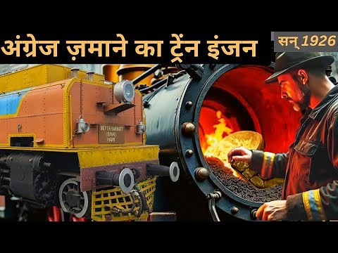 British Era's Steam Locomotive. Steam locomotive working principle.#steamlocomotive #indianrailways