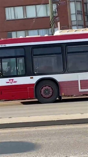 TTC 2014 Nova Bus LFS Artic 9145 on route 57 Midland (Rare)