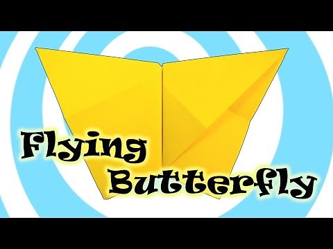 Easy Paper Origami Flying Butterfly Instructions