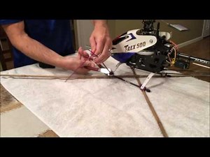 Align Trex 500 Install Training Gear