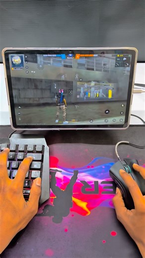 ʀꜱɢ ᴅᴇʙᴄᴇɴᴢᴏ  on Instagram: "Pc❌mini mobile setup ✅Free Fire Gaming Keyboard|⌨️🖱📱Mix Pro Geek Gamer#freefire #mixpro #geekgamer"