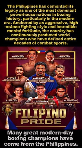 The Philippines has cemented its legacy as one of the most dominant powerhouse nations in boxing