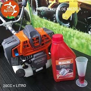 ¿Cómo realizar la mezcla para un motor de 2 Tiempos? Desbrozadora Oleomac BCH40T