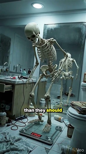 Eating only Junk food for 1 year 🍟🍔 #funny #animation #skeleton