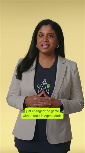 Generate code from screenshots using Agent Mode in Android Studio
