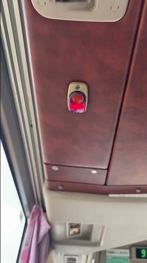 まさかの位置に降車ボタン（押すシーン）#路線バス#ぐるっと敦賀周遊バス