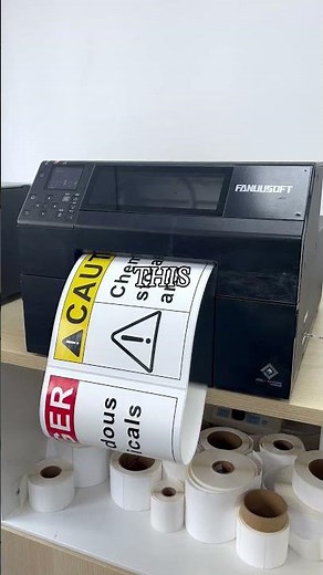 Waterproof Outdoor Safety Signs and Chemical Color Label Printer