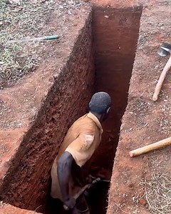 The way he gets in and out of this 50-foot hole is nail-biting 😮 | LADbible Australia