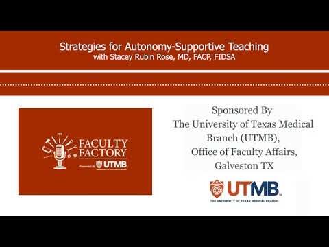 Strategies for Autonomy-Supportive Teaching