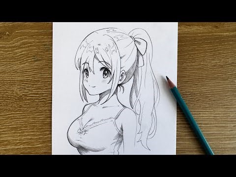 How to Draw a Cute Anime Girl | Drawing Tutorial step-by-step