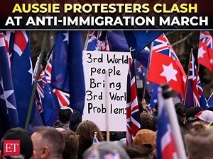 Australian anti-migrant protests turn chaotic, protesters clash; police use pepper spray