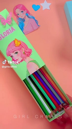 Create a Cute Paper Pencil Case Easily